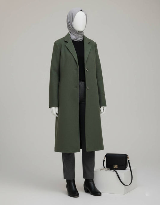 Manteau Nour – L’élégance quotidienne en cachemire