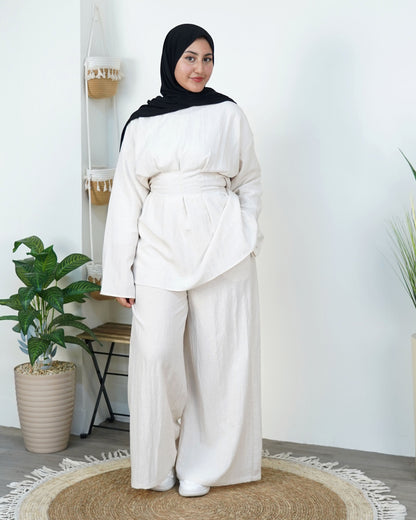 Ensemble en Lin Layla – Confort & Élégance Mastour