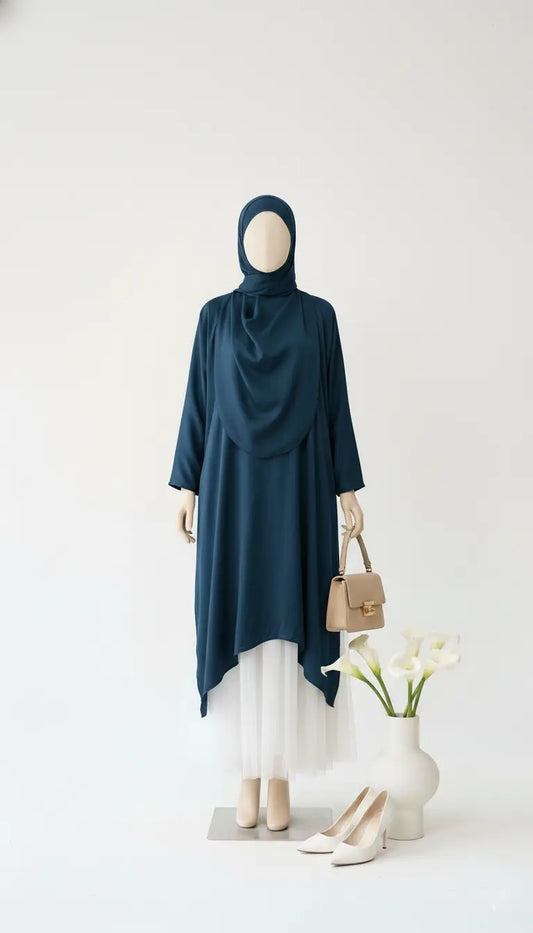 Caftan Moderne + Foulard Élégant